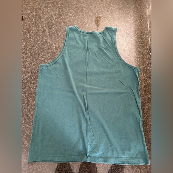 GAP Dark Green Tee with Bold Yellow Text - Picture 4 of 4